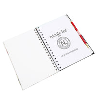 SPIRAL PLANNER WITH ZIP POCKET & STICKY NOTES