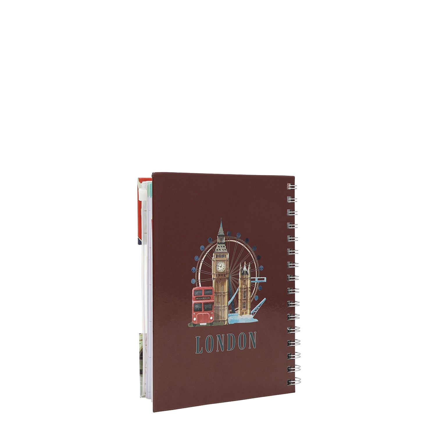 SPIRAL PLANNER WITH ZIP POCKET & STICKY NOTES