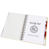 SPIRAL PLANNER WITH ZIP POCKET & STICKY NOTES