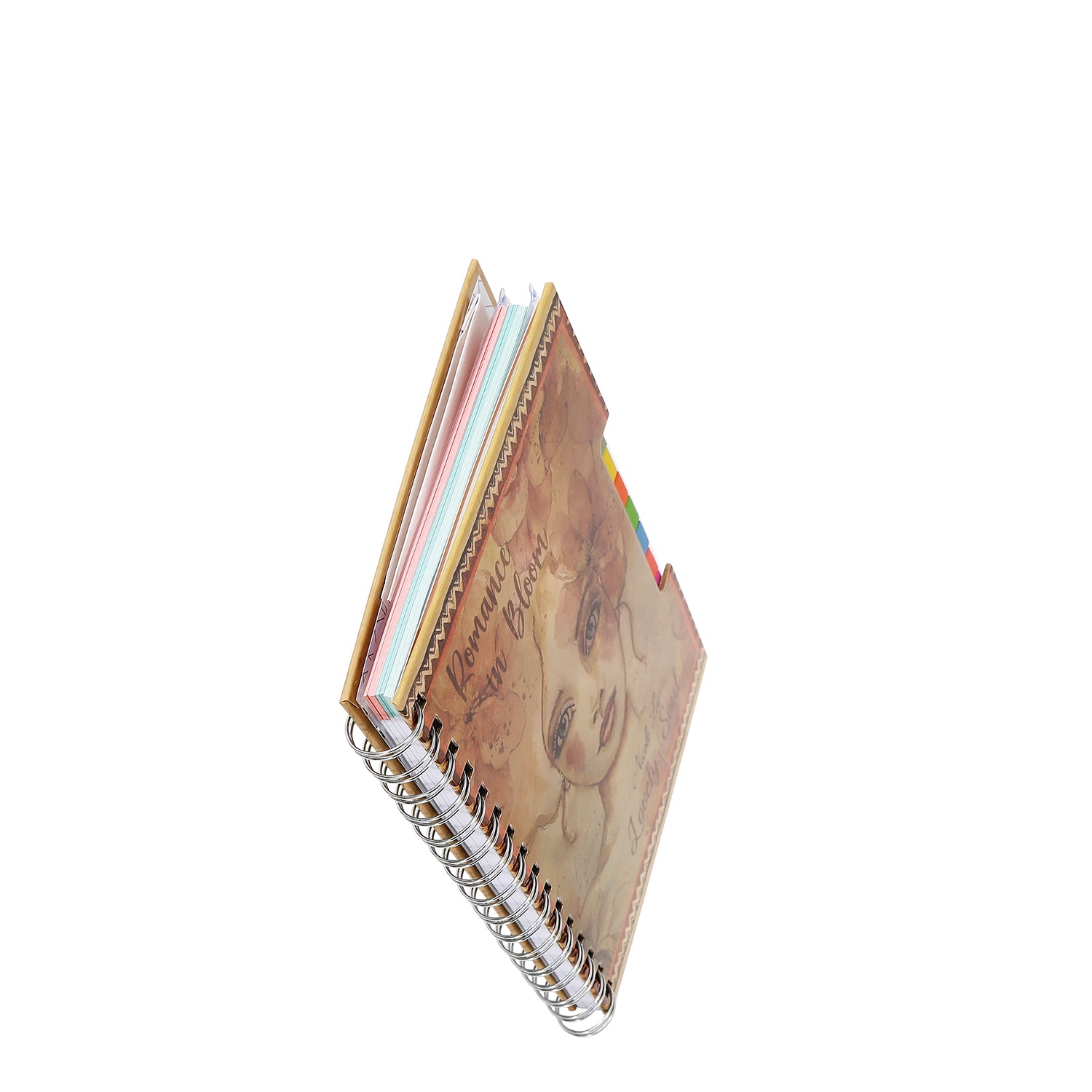 SPIRAL PLANNER WITH ZIP POCKET & STICKY NOTES