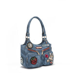 MULTI PATCH SHOULDER BAG