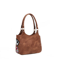MULTI PATCH SHOULDER BAG