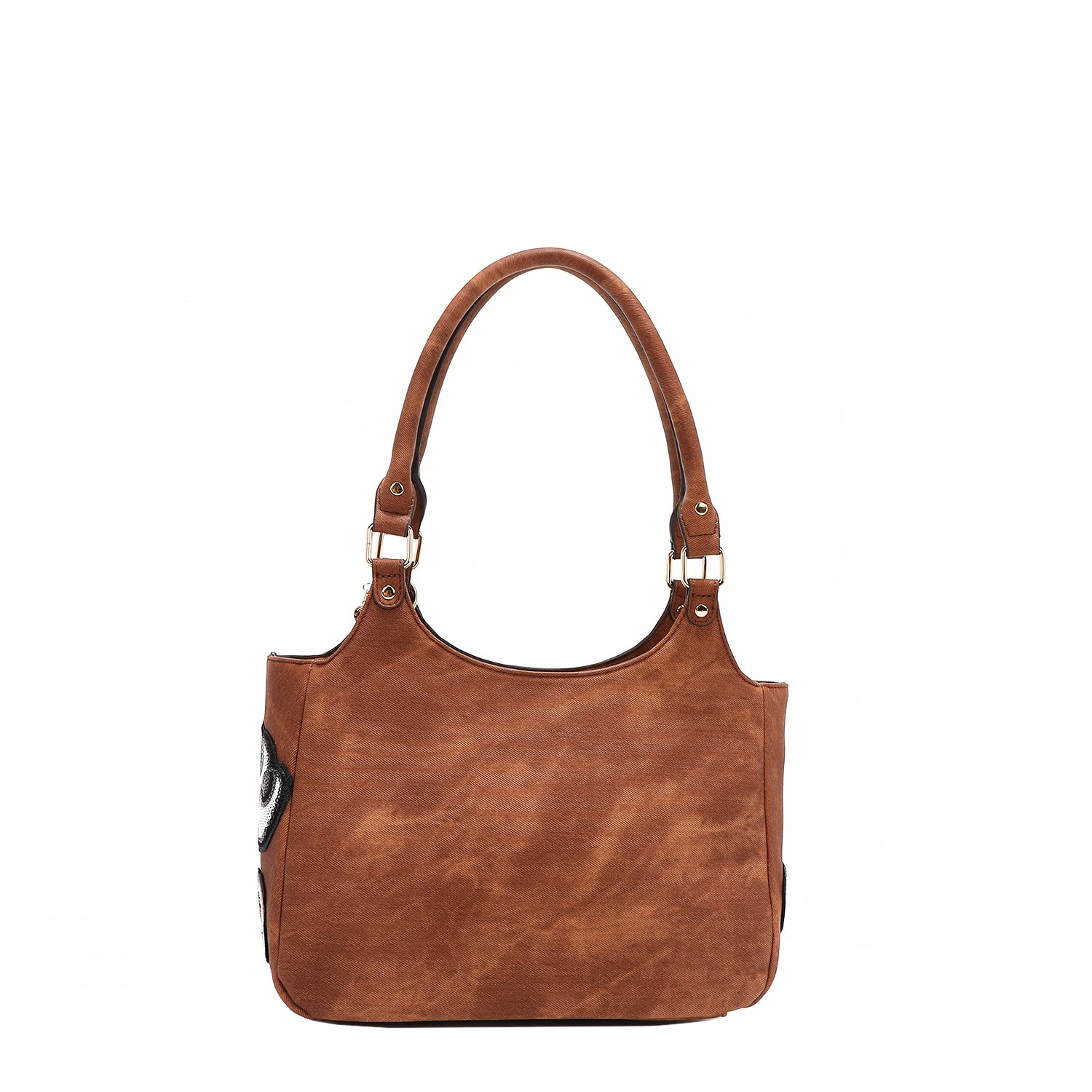 MULTI PATCH SHOULDER BAG