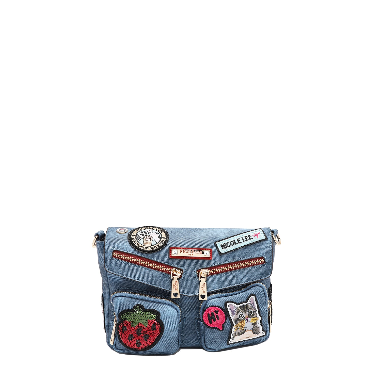 MULTI PATCH FLAP CROSSBODY