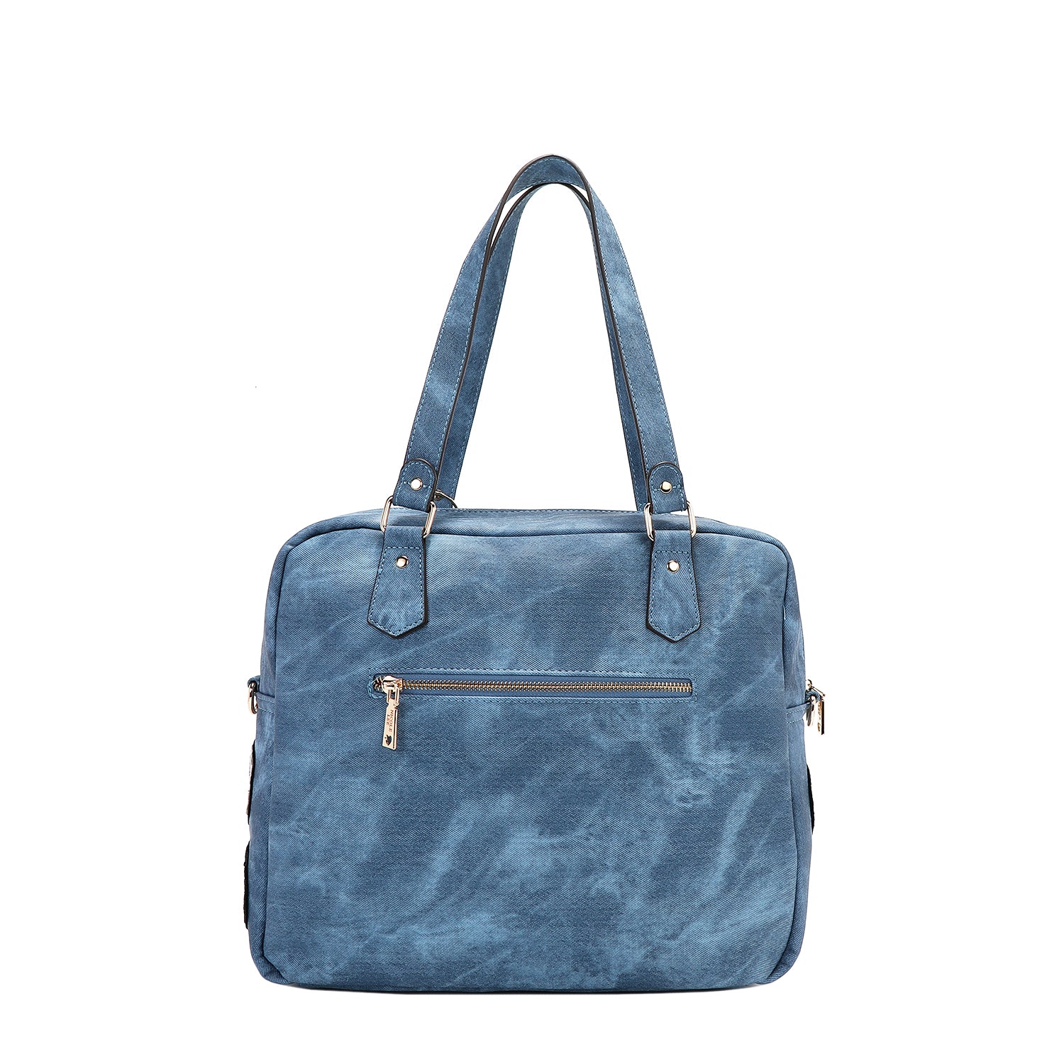 MULTI PATCH ZIPPER BAG