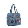 MULTI PATCH ZIPPER BAG