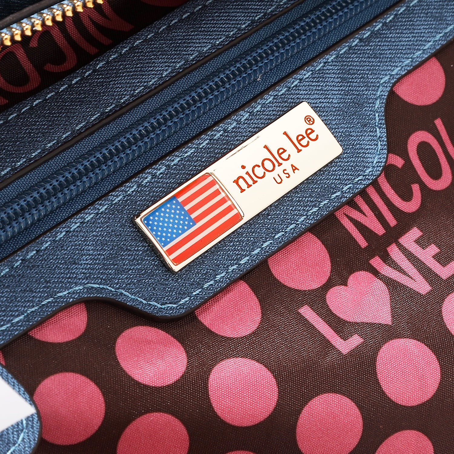 MULTI PATCH ZIPPER BAG