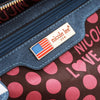 MULTI PATCH ZIPPER BAG
