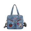 MULTI PATCH ZIPPER BAG