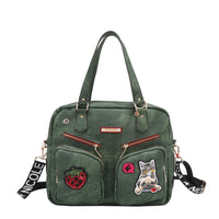 MULTI PATCH ZIPPER BAG