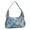 BLUE FLOWER SHOULDER BAG