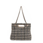 TWEED CLUTCH BAG