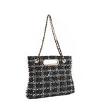 TWEED CLUTCH BAG