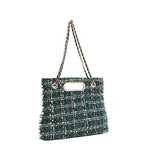 TWEED CLUTCH BAG