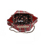 TWEED CLUTCH BAG