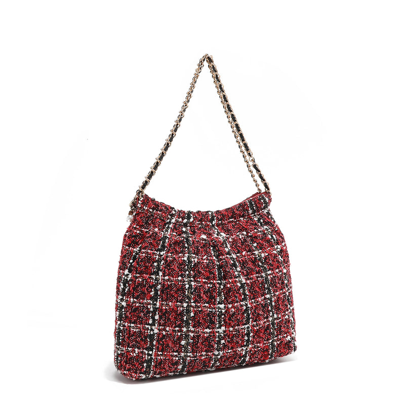 TWEED SHOULDER BAG