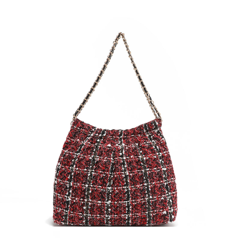 TWEED SHOULDER BAG