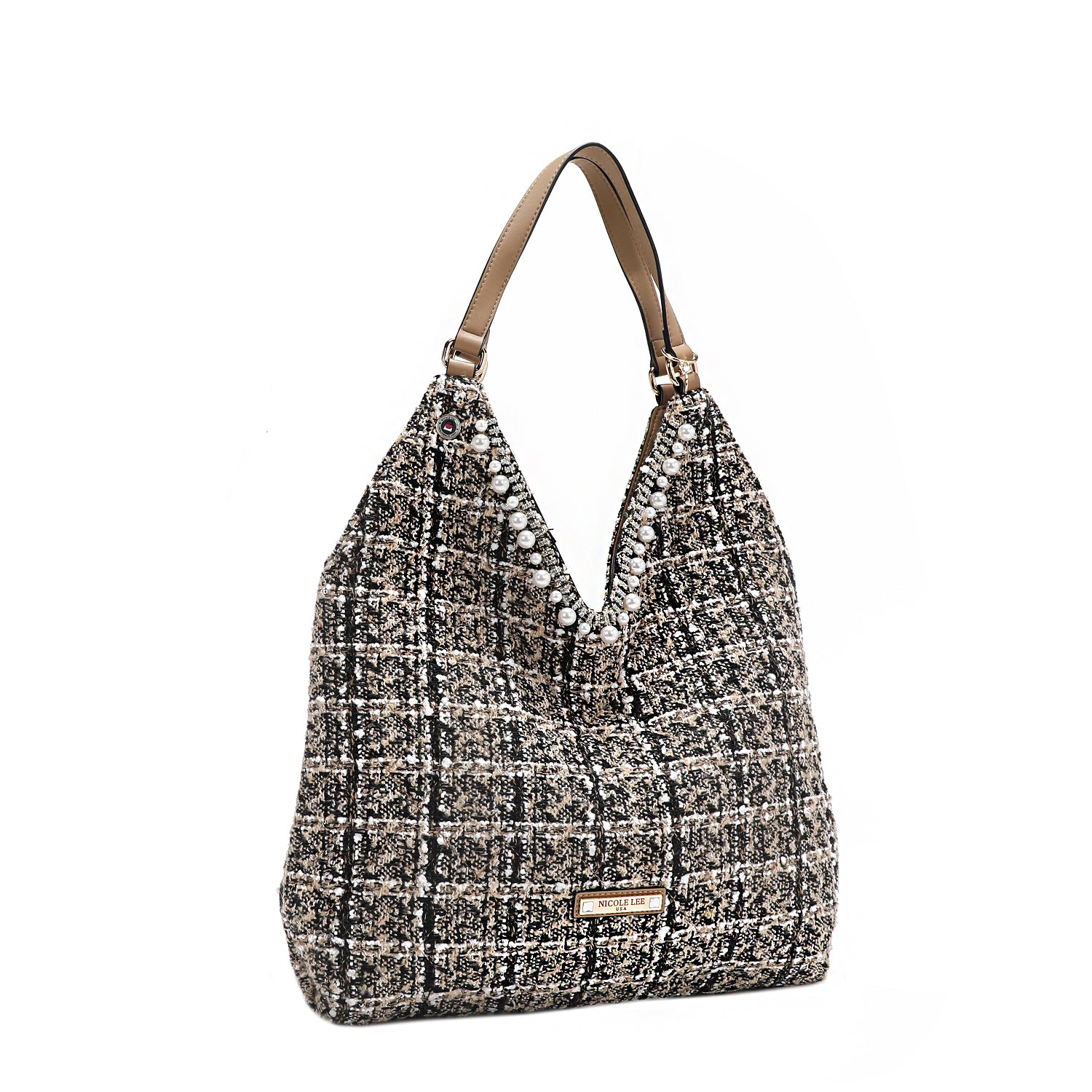 TWEED LARGE HOBO BAG