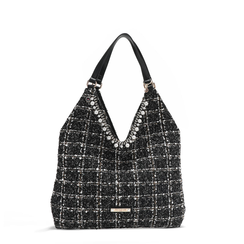 TWEED LARGE HOBO BAG