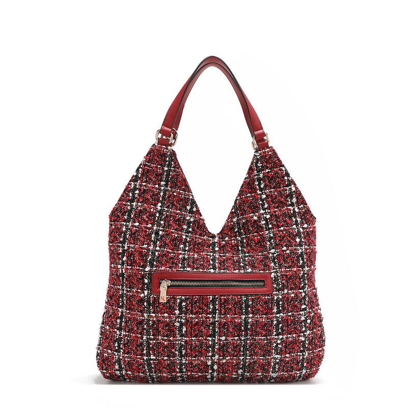 TWEED LARGE HOBO BAG