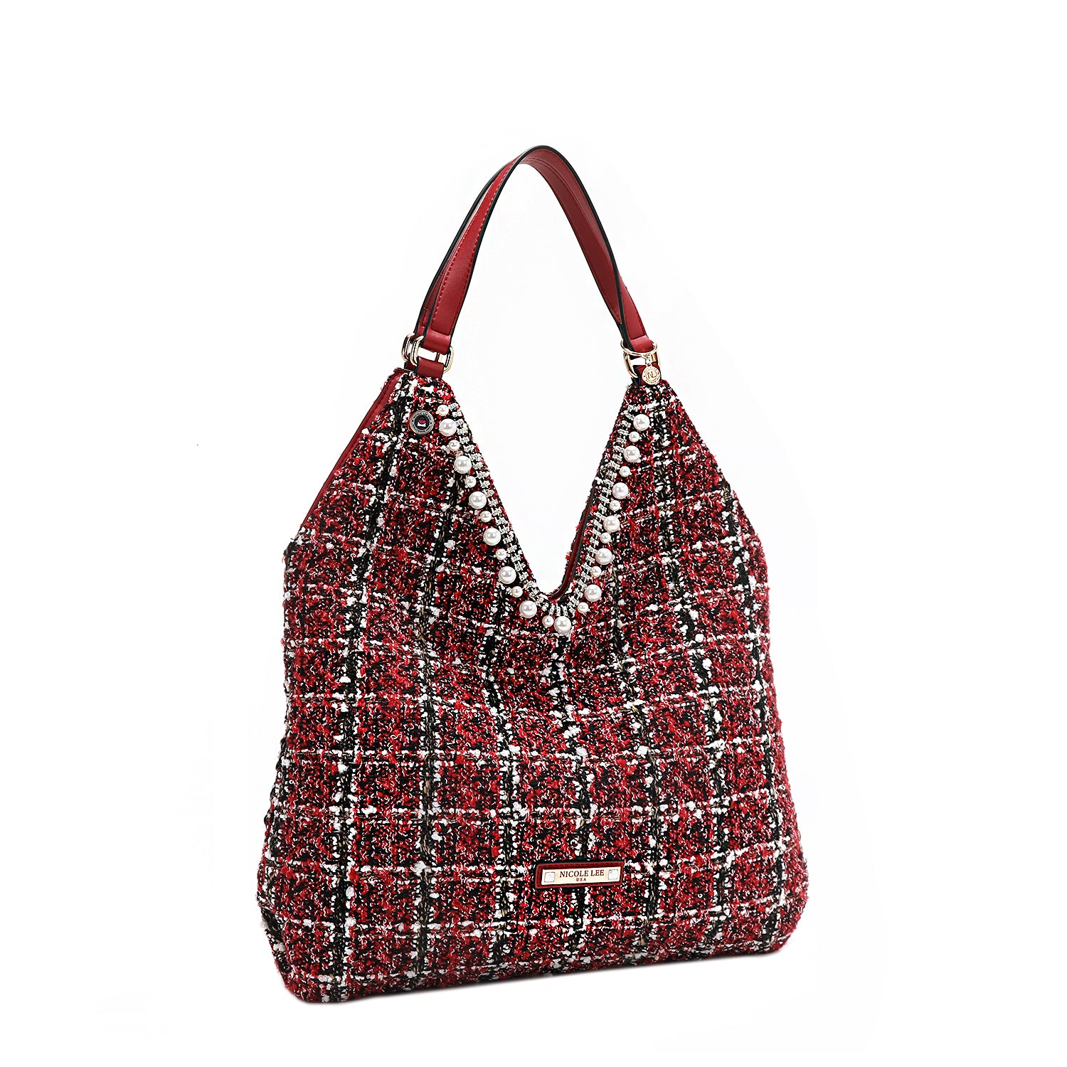 TWEED LARGE HOBO BAG