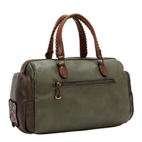 VINTAGE PATCH BOSTON BAG
