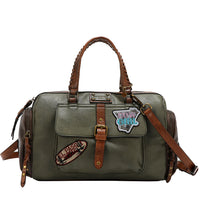 VINTAGE PATCH BOSTON BAG