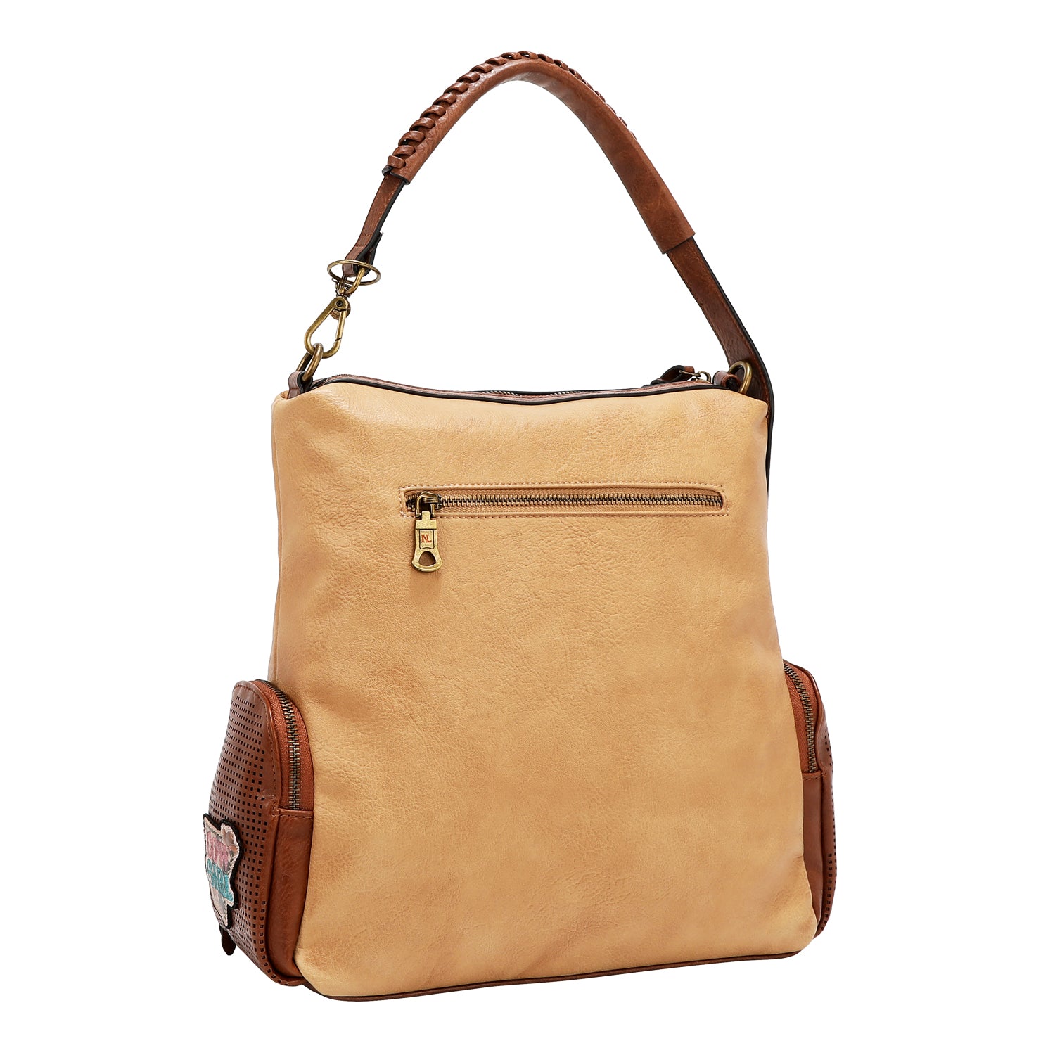 VINTAGE PATCH HOBO BAG
