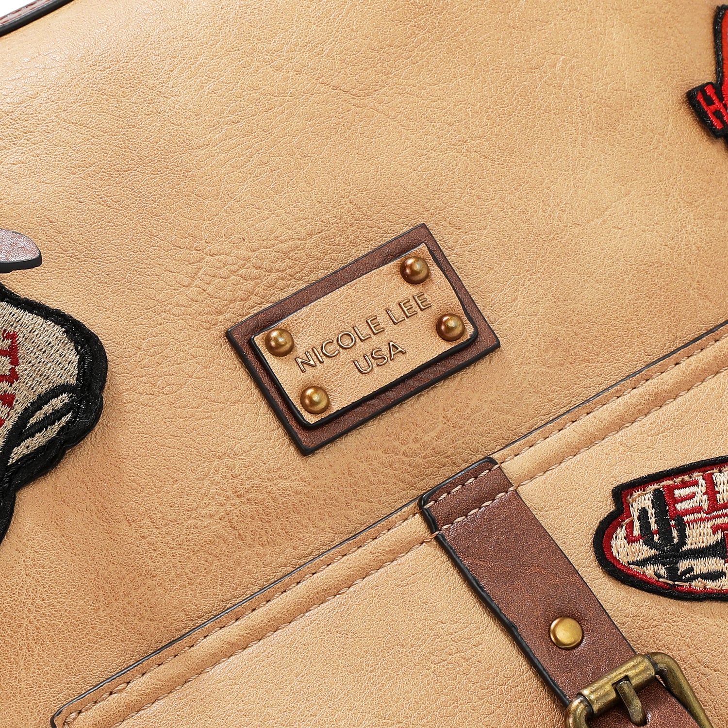 VINTAGE PATCH HOBO BAG