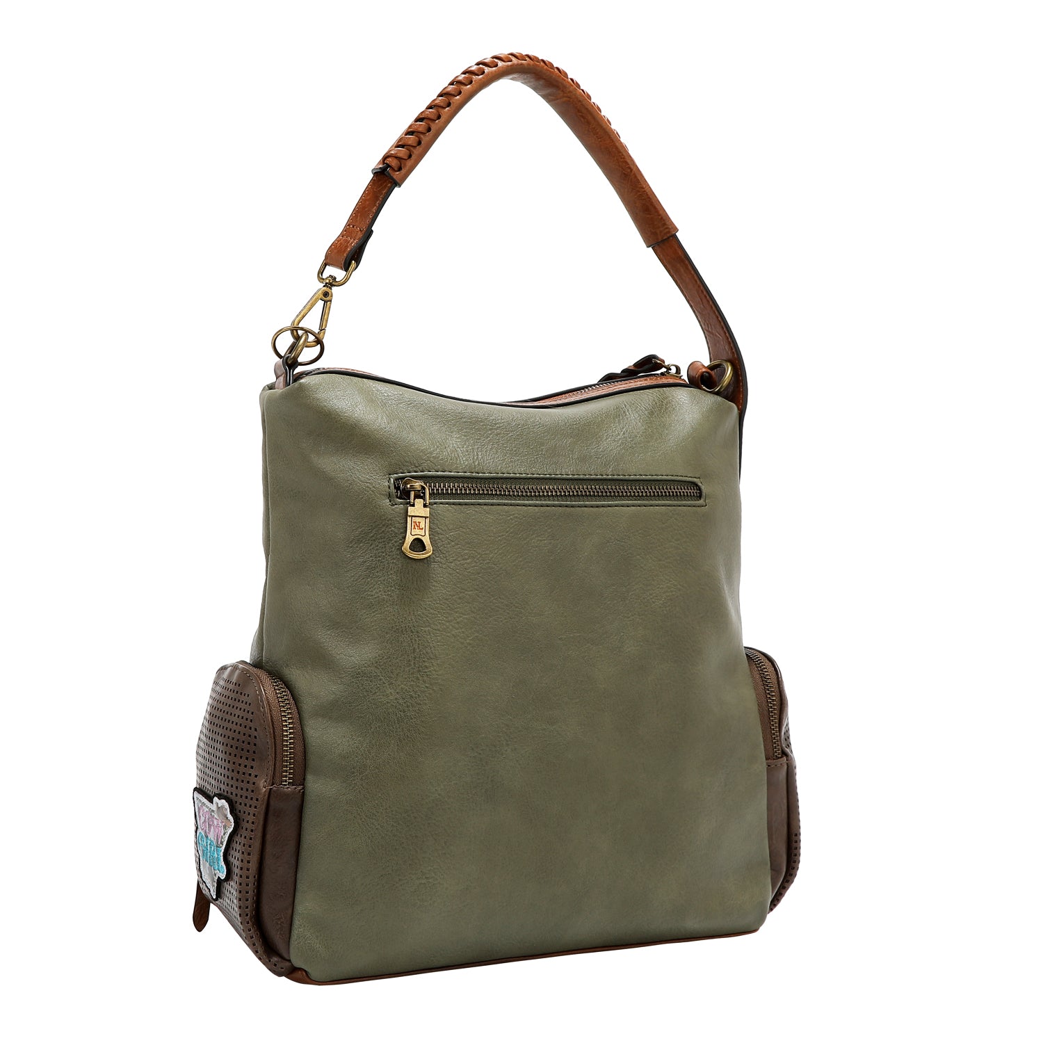 VINTAGE PATCH HOBO BAG