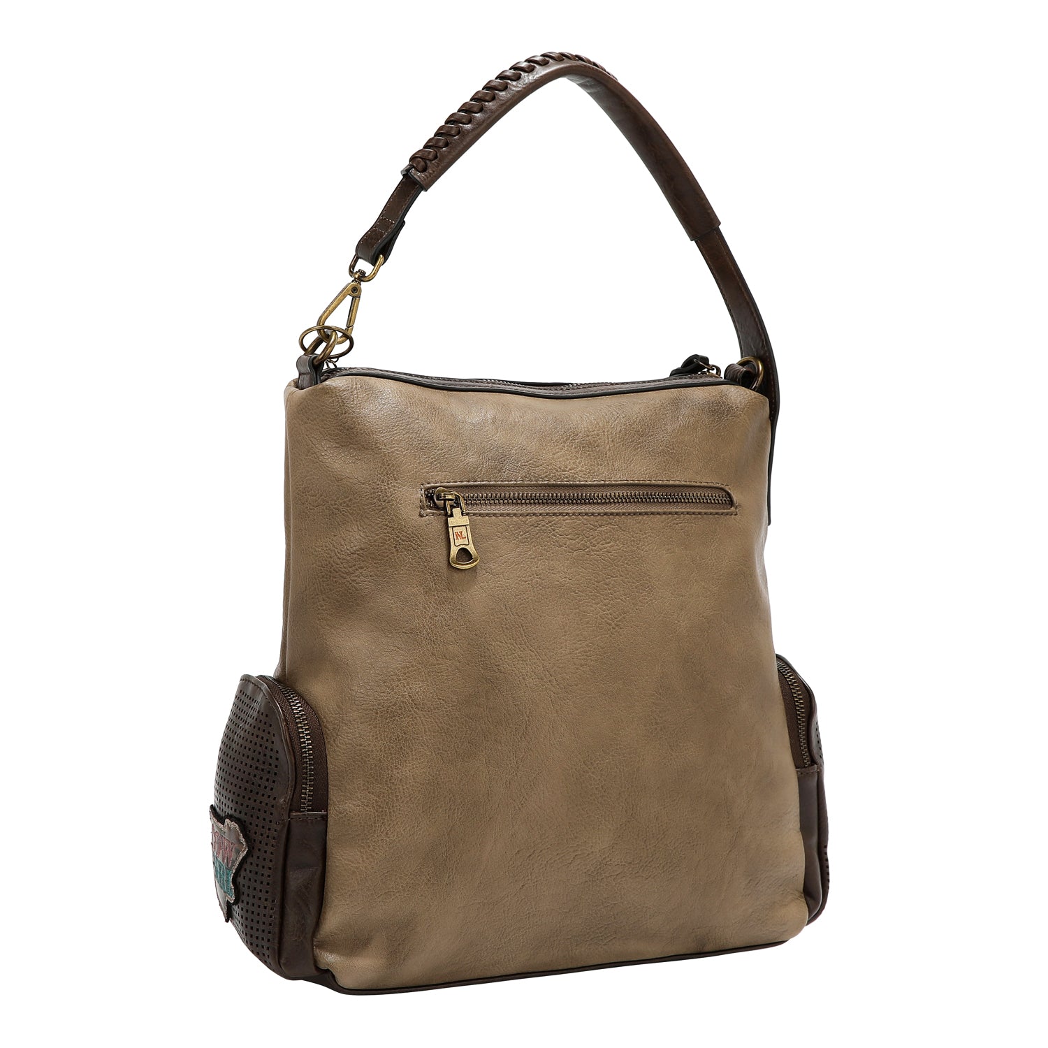VINTAGE PATCH HOBO BAG