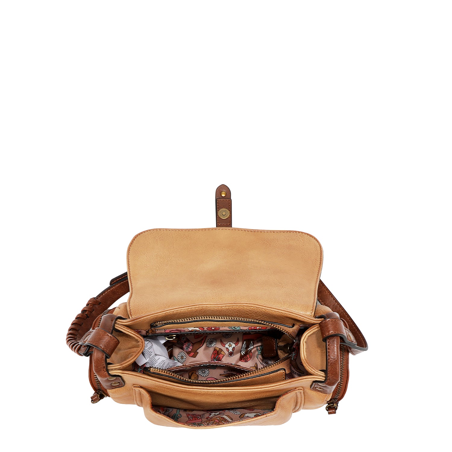 VINTAGE PATCH SHOULDER BAG