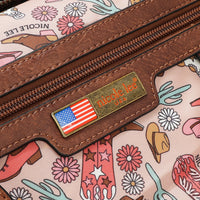 VINTAGE PATCH SHOULDER BAG