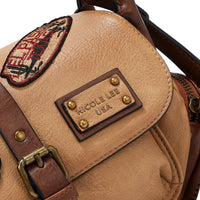VINTAGE PATCH SHOULDER BAG