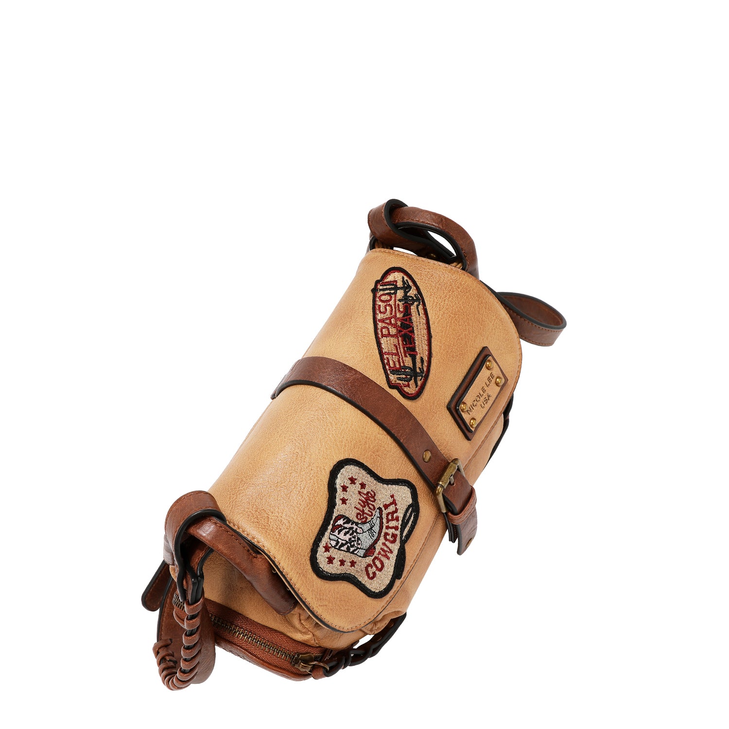 VINTAGE PATCH SHOULDER BAG