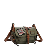 VINTAGE PATCH SHOULDER BAG