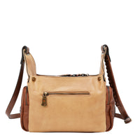 VINTAGE PATCH MESSENGER BAG