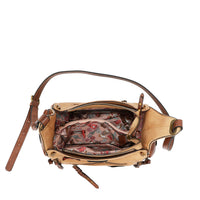 VINTAGE PATCH MESSENGER BAG