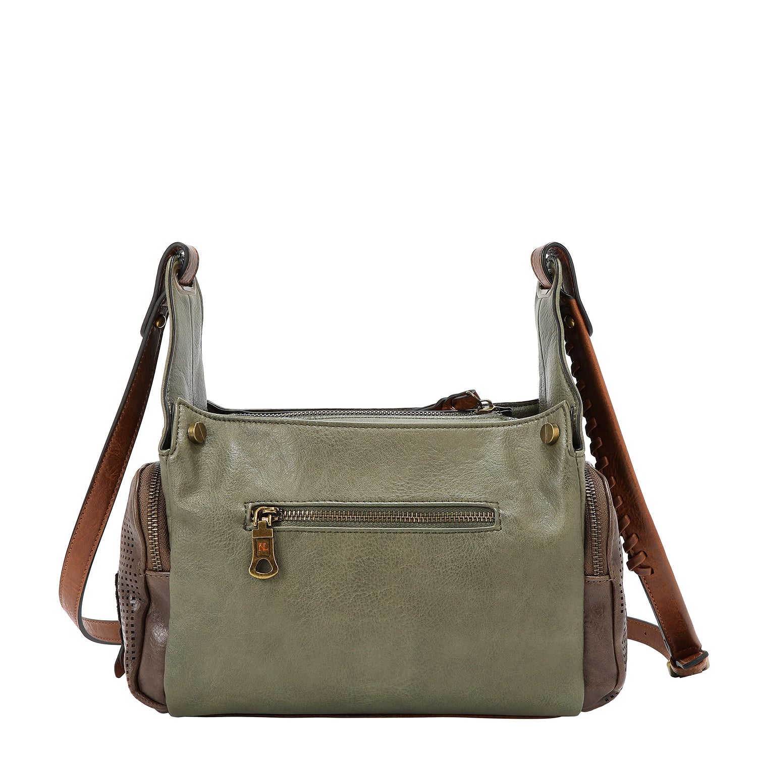 VINTAGE PATCH MESSENGER BAG