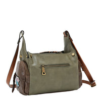 VINTAGE PATCH MESSENGER BAG