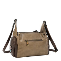 VINTAGE PATCH MESSENGER BAG