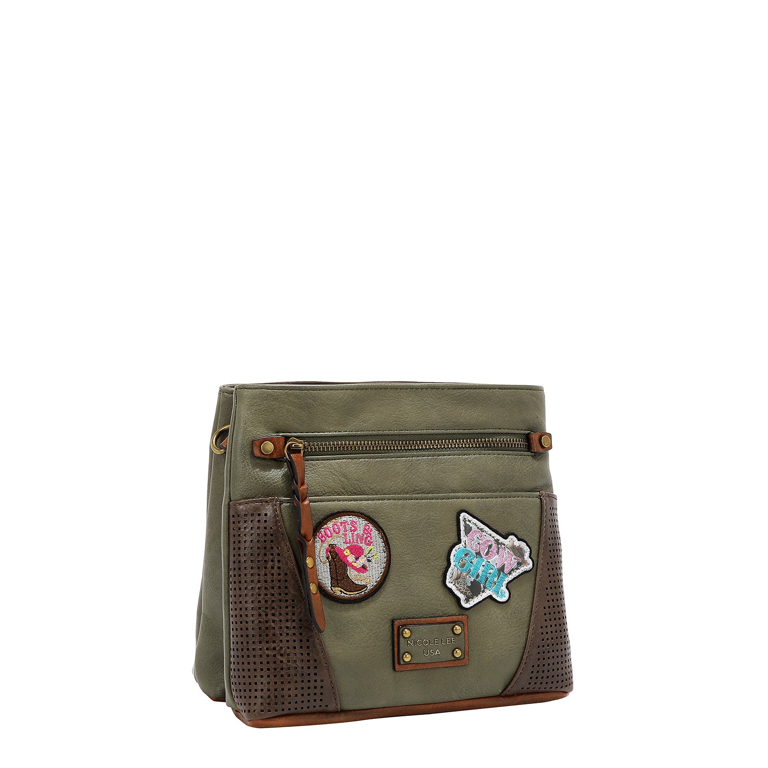 VINTAGE PATCH CROSSBODY BAG