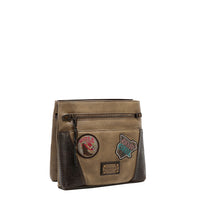 VINTAGE PATCH CROSSBODY BAG