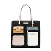 COLORBLOCK POCKET TOTE BAG