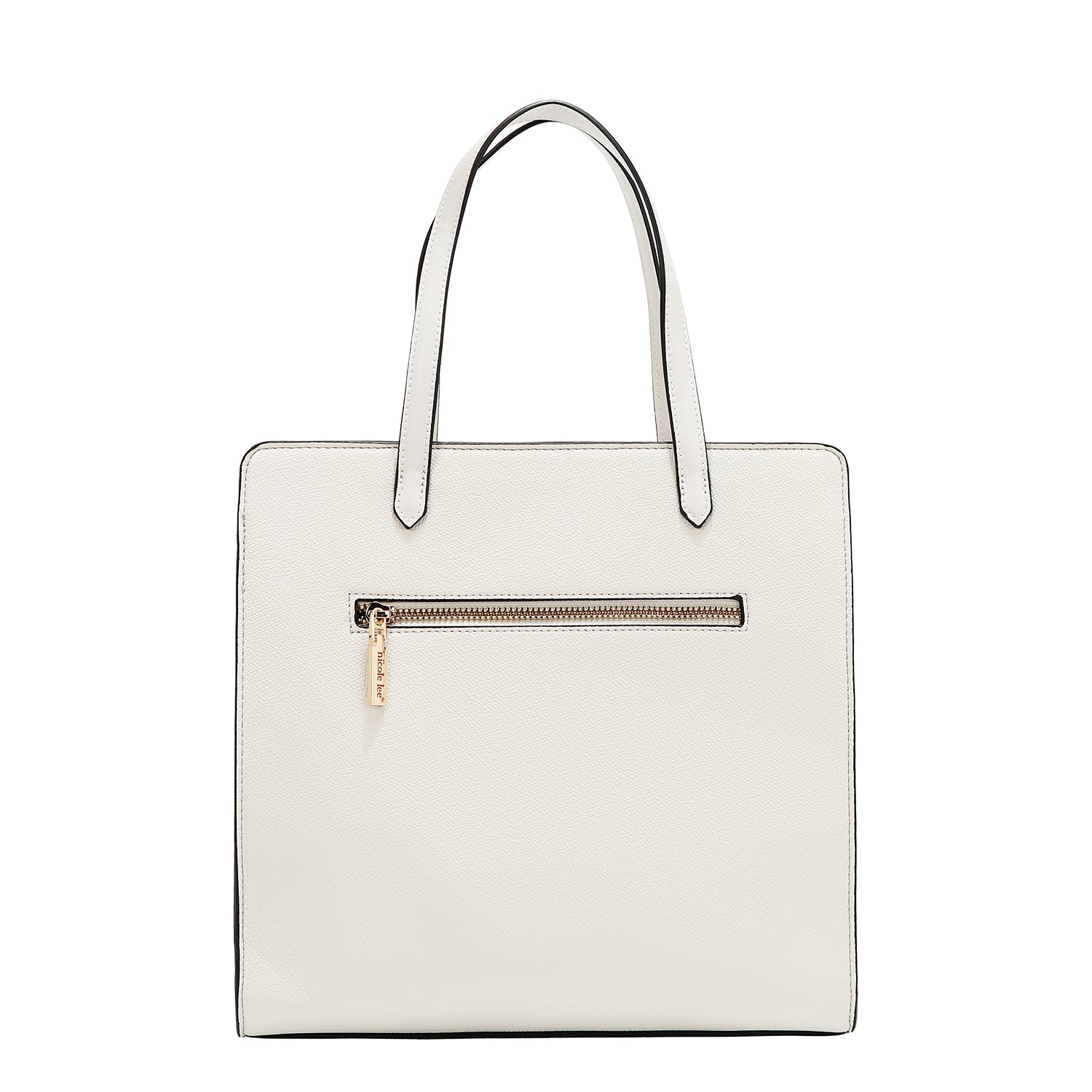 COLORBLOCK POCKET TOTE BAG