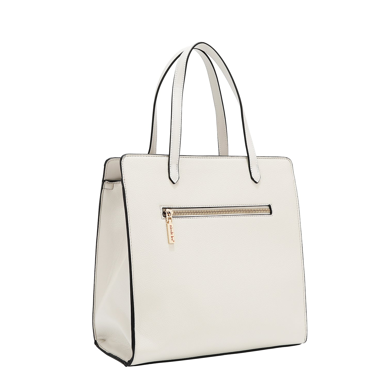 COLORBLOCK POCKET TOTE BAG