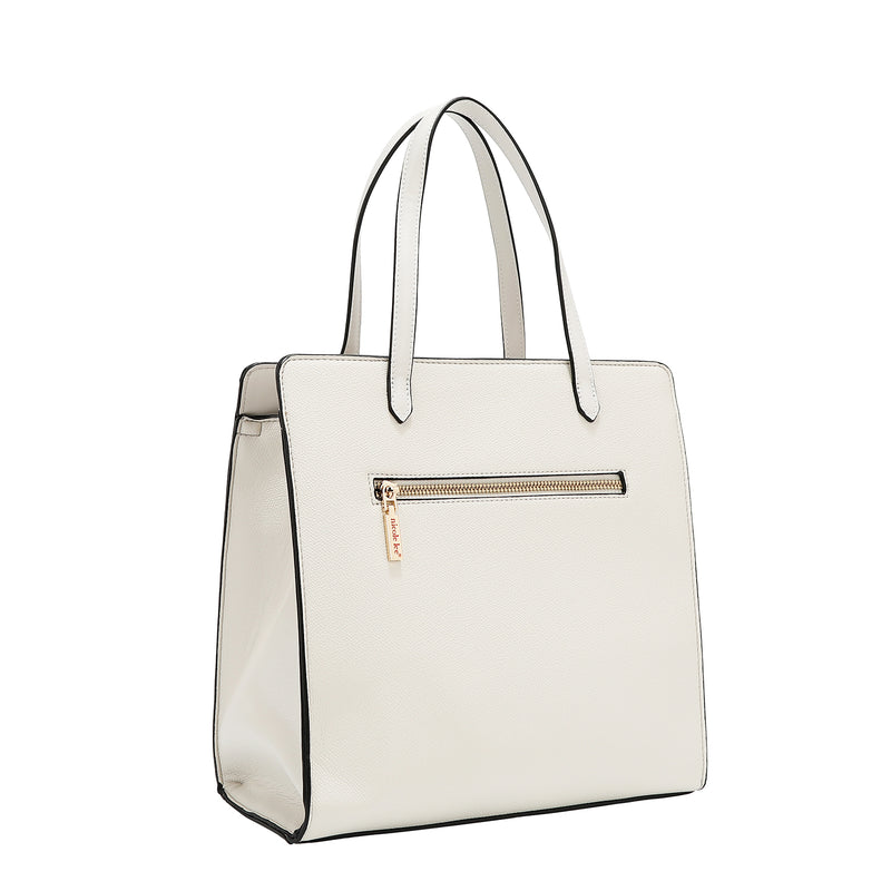 COLORBLOCK POCKET TOTE BAG