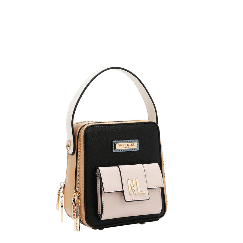 COLORBLOCK POCKET CROSSBODY
