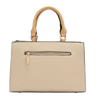COLORBLOCK POCKET SATCHEL BAG