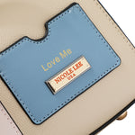 COLORBLOCK POCKET SATCHEL BAG